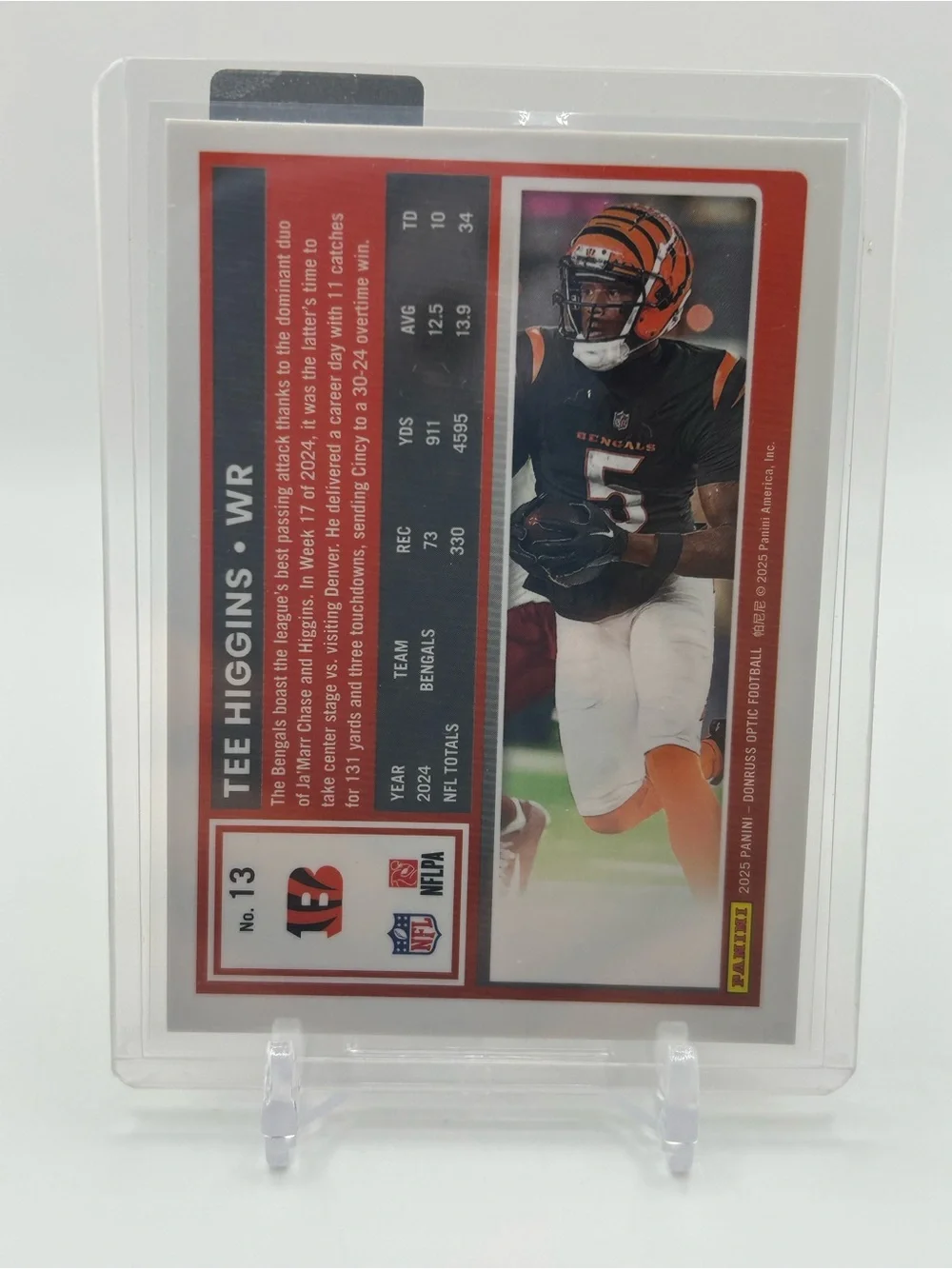 Tee Higgins Cincinnati Bengals Football Trading Card 🏈
